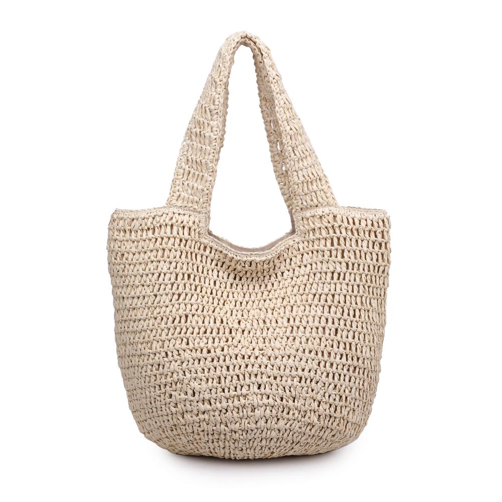 Product Image of Urban Expressions Estella Tote 840611124524 View 3 | Ivory