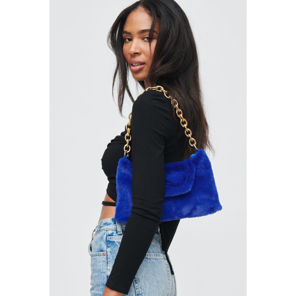 Woman wearing Blue Urban Expressions Prudence Crossbody 840611103956 View 1 | Blue