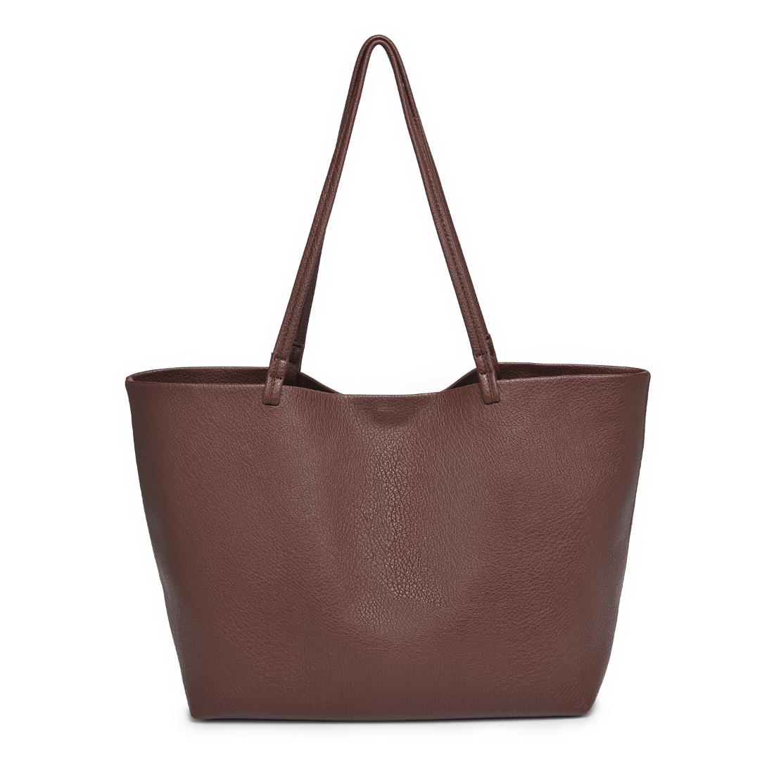 Product Image of Urban Expressions Alma Tote 840611146816 View 7 | Chocolate