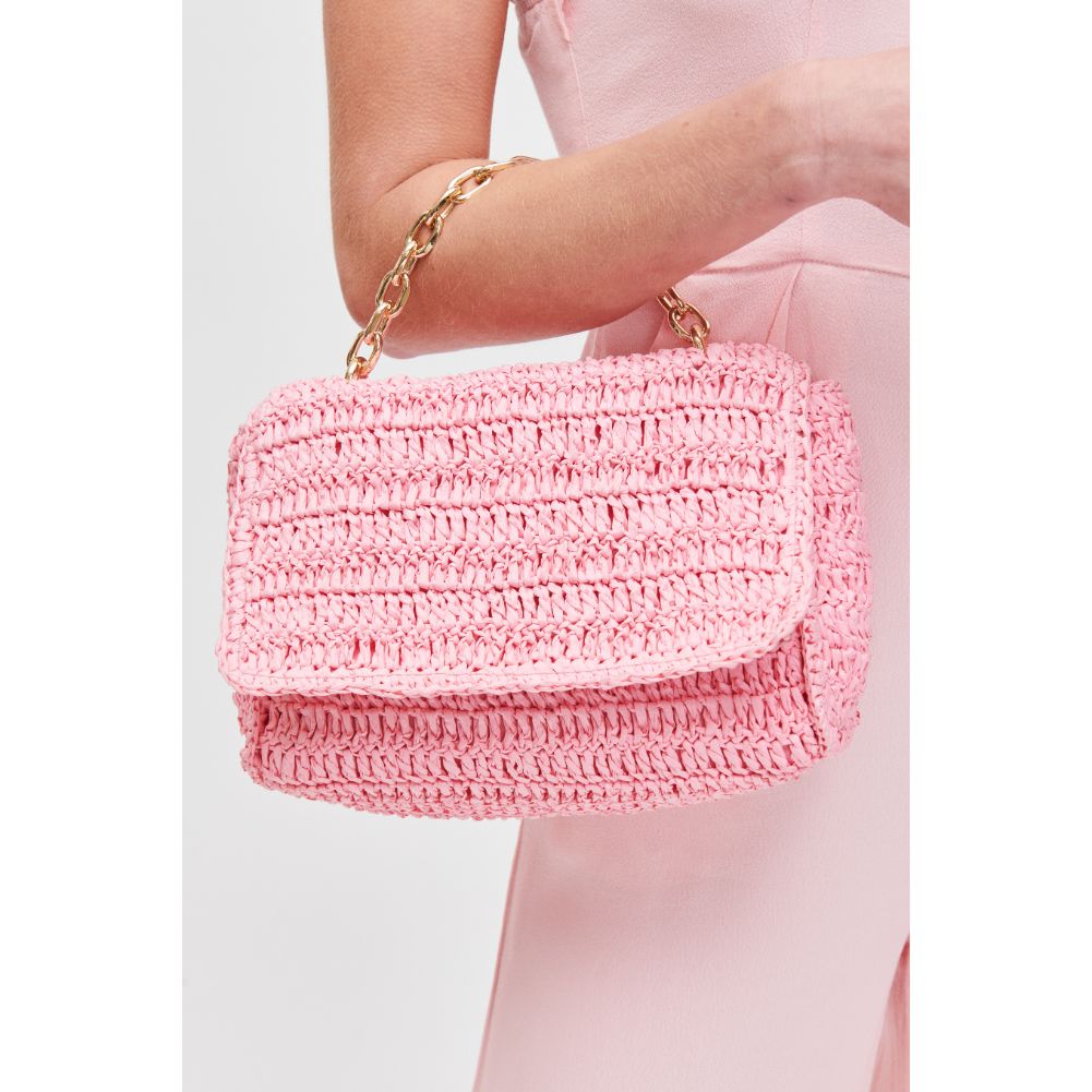 Woman wearing Pink Urban Expressions Catalina Crossbody 840611111302 View 4 | Pink