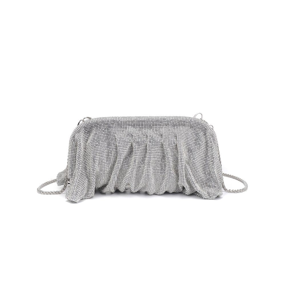 Product Image of Urban Expressions Irina Evening Bag 840611109378 View 7 | Silver