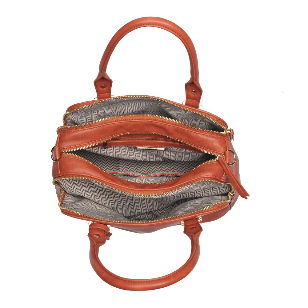 Product Image of Urban Expressions Noreen Satchel 840611185358 View 8 | Rust