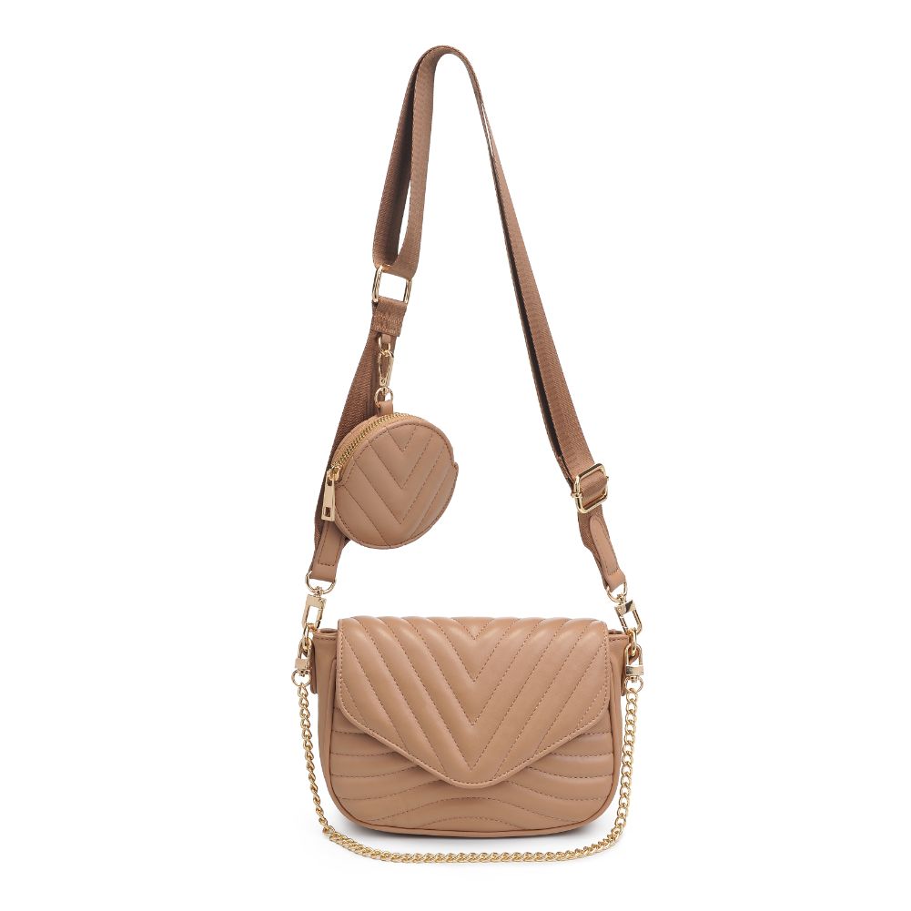 Product Image of Urban Expressions Rayne Crossbody 840611183071 View 5 | Nude