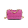 Product Image of Urban Expressions Ines Suede Crossbody 840611100498 View 1 | Magenta