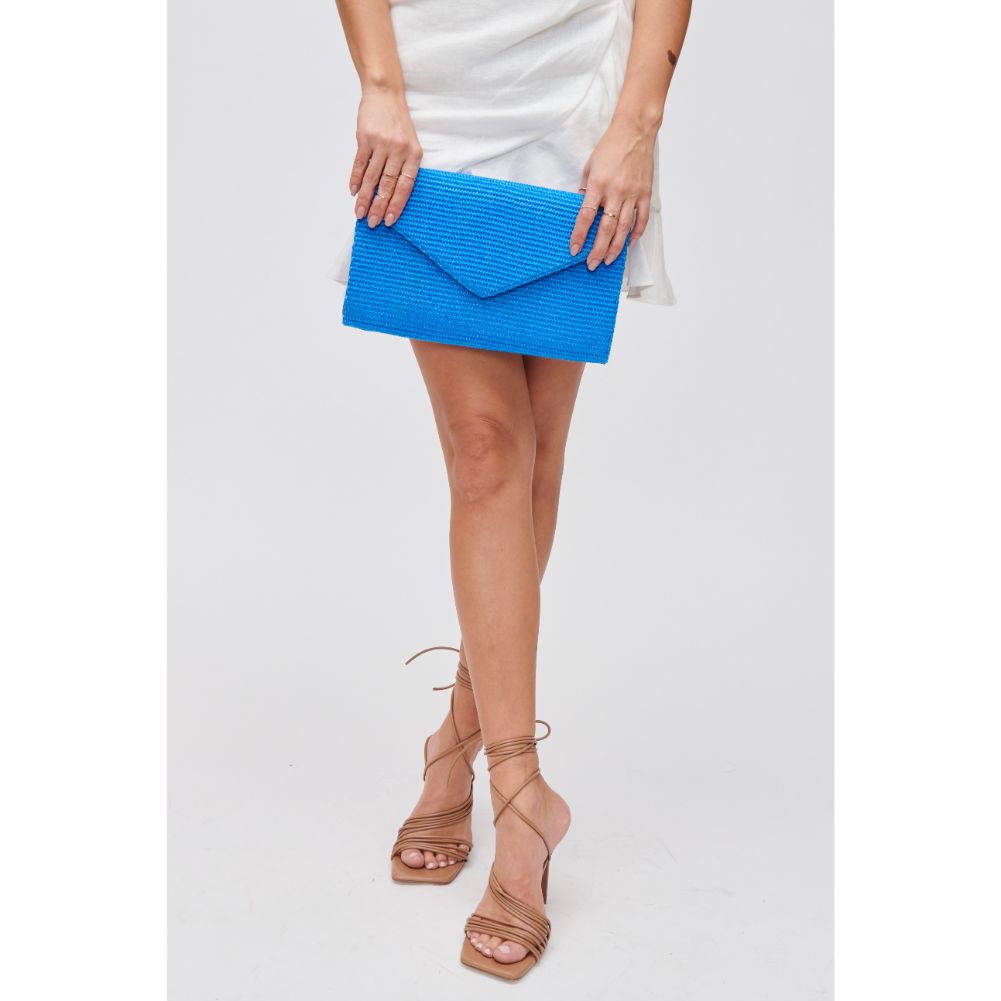 Woman wearing Ocean Urban Expressions Trista Clutch 840611108289 View 2 | Ocean