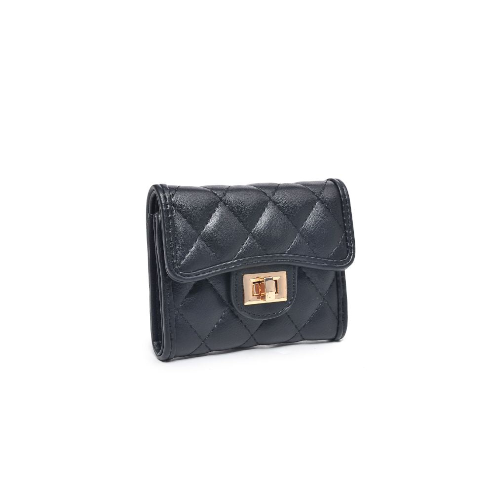 Product Image of Urban Expressions Shantel - Quilted Wallet 840611104731 View 6 | Black