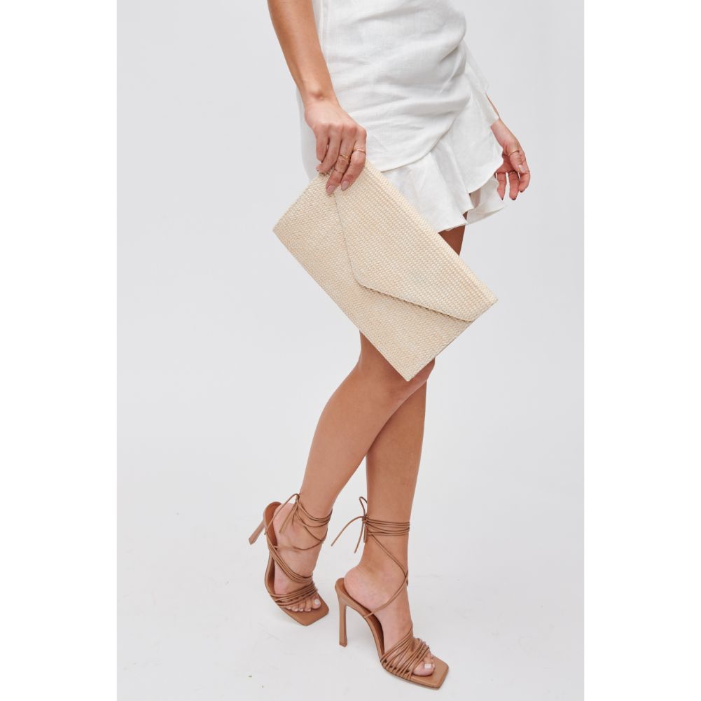 Woman wearing Natural Urban Expressions Trista Clutch 840611108265 View 3 | Natural