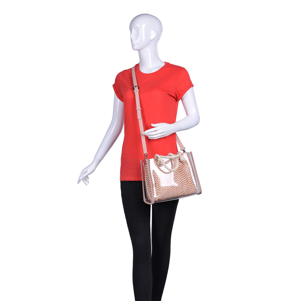 Product Image of Urban Expressions Paradise Mini Tote 840611160768 View 5 | Blush