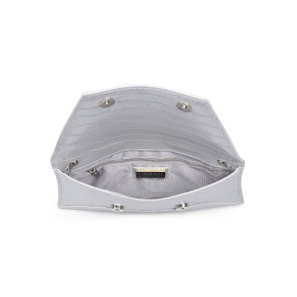 Product Image of Urban Expressions Cora - Croco Clutch 840611109729 View 8 | Silver