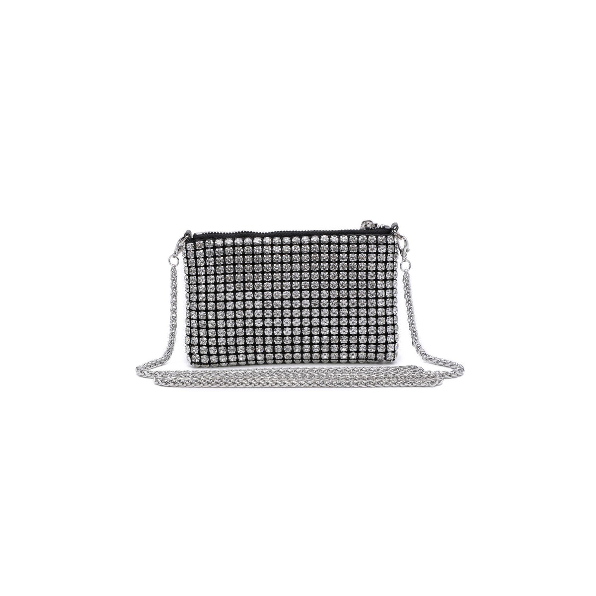 Product Image of Urban Expressions Christina Evening Bag 818209012812 View 7 | Silver