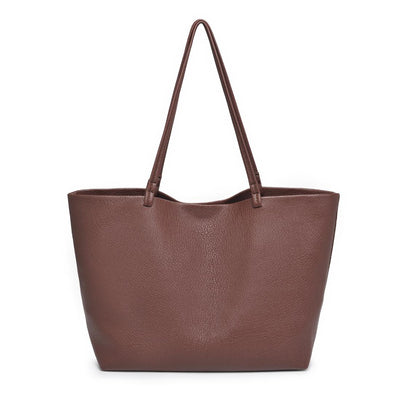 Product Image of Urban Expressions Alma Tote 840611146816 View 1 | Chocolate