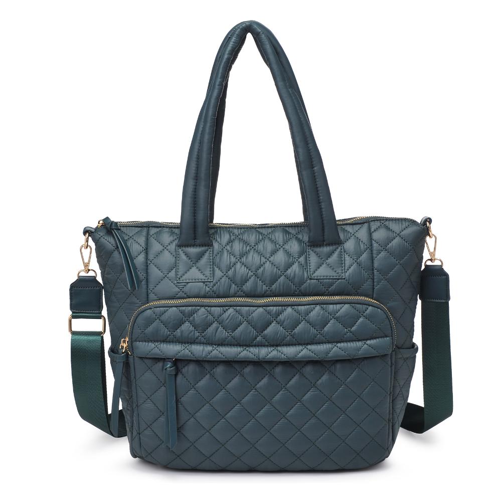 Product Image of Urban Expressions Jayna Tote 840611130518 View 5 | Hunter Green