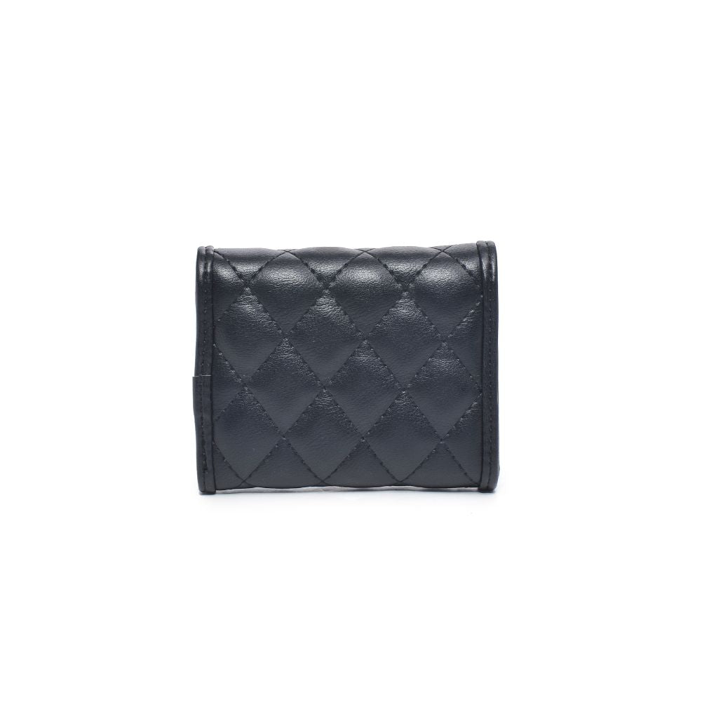 Product Image of Urban Expressions Shantel - Quilted Wallet 840611104731 View 7 | Black