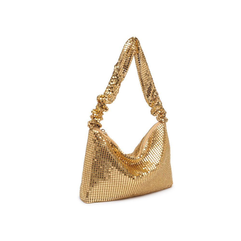 Product Image of Urban Expressions Abbie Shoulder Bag 840611190345 View 6 | Gold