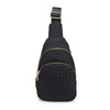 Product Image of Urban Expressions Hailey Sling Backpack 840611125484 View 1 | Black