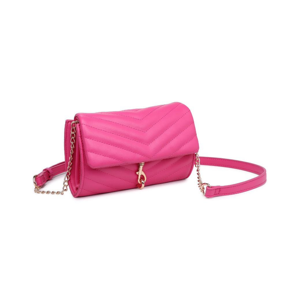 Product Image of Urban Expressions Nanci Crossbody 840611123046 View 6 | Hot Pink