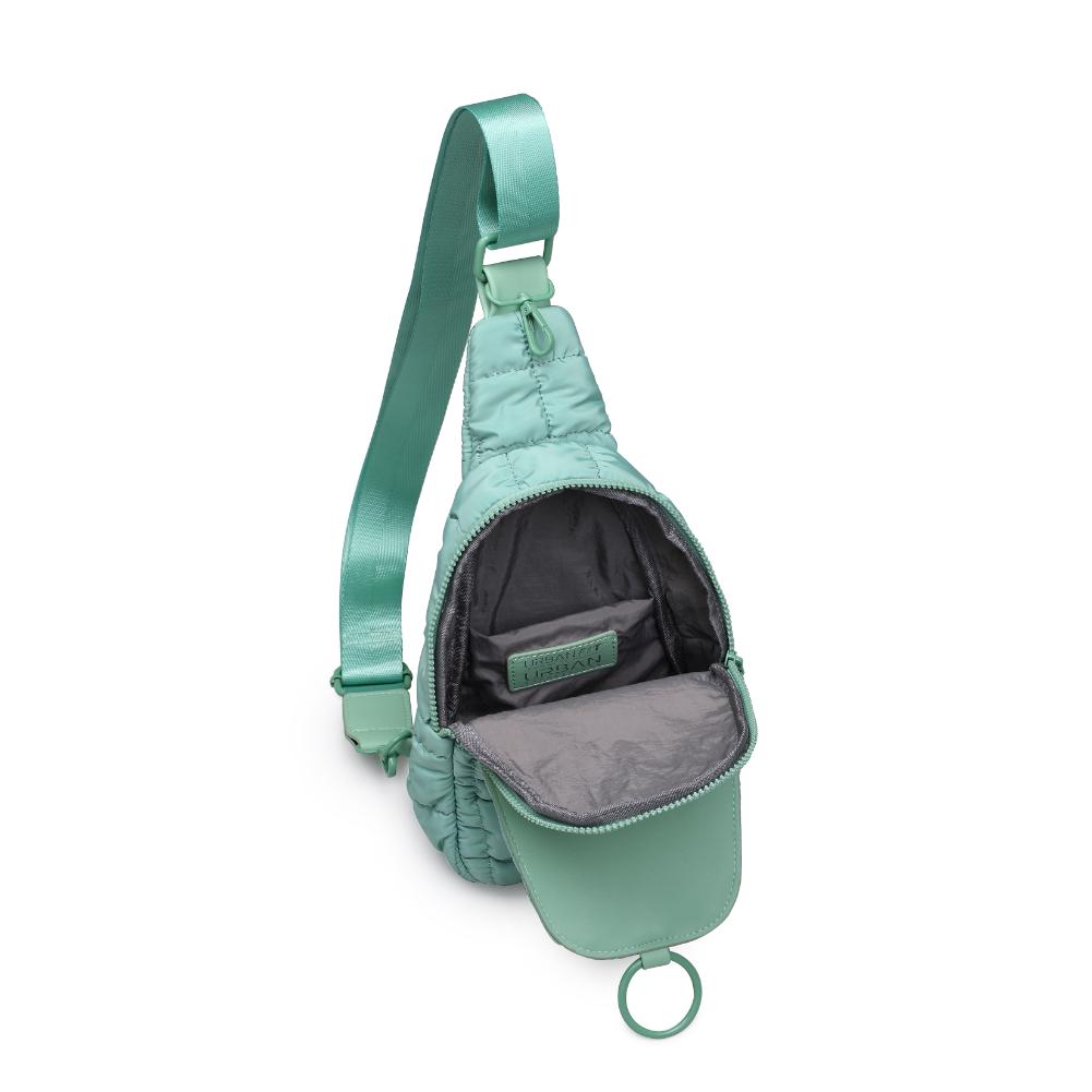 Product Image of Urban Expressions Bristol Sling Backpack 840611128362 View 8 | Pistachio