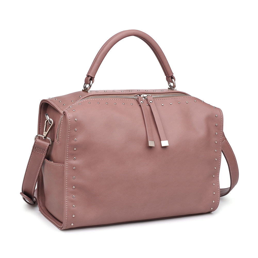 Product Image of Urban Expressions Madden Satchel 840611153760 View 2 | Mauve