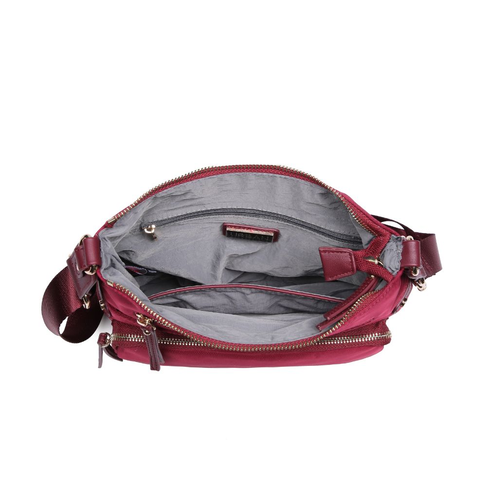 Product Image of Urban Expressions Julia Crossbody 840611164995 View 4 | Burgundy