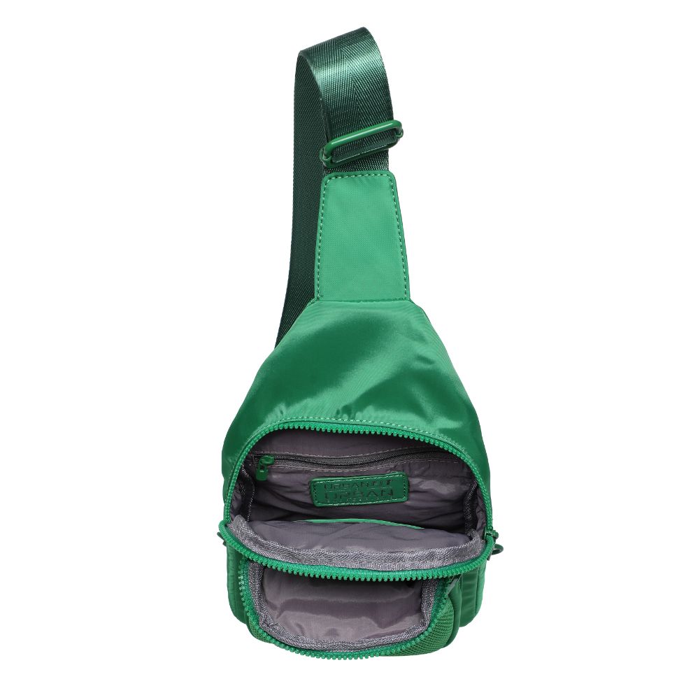 Urban Expressions Walker - Nylon Sling Backpack 840611110657 View 8 | Green