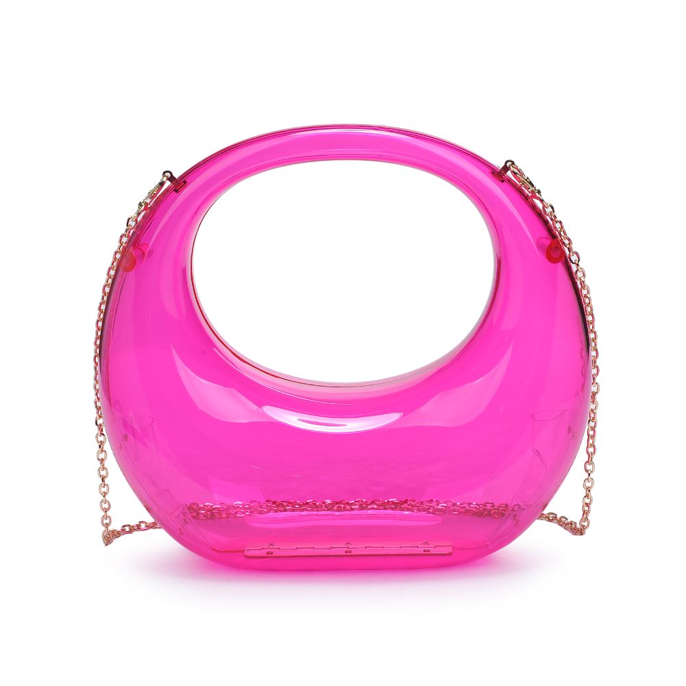 Sol and Selene Bess Evening Bag 840611116963 View 5 | Neon Pink