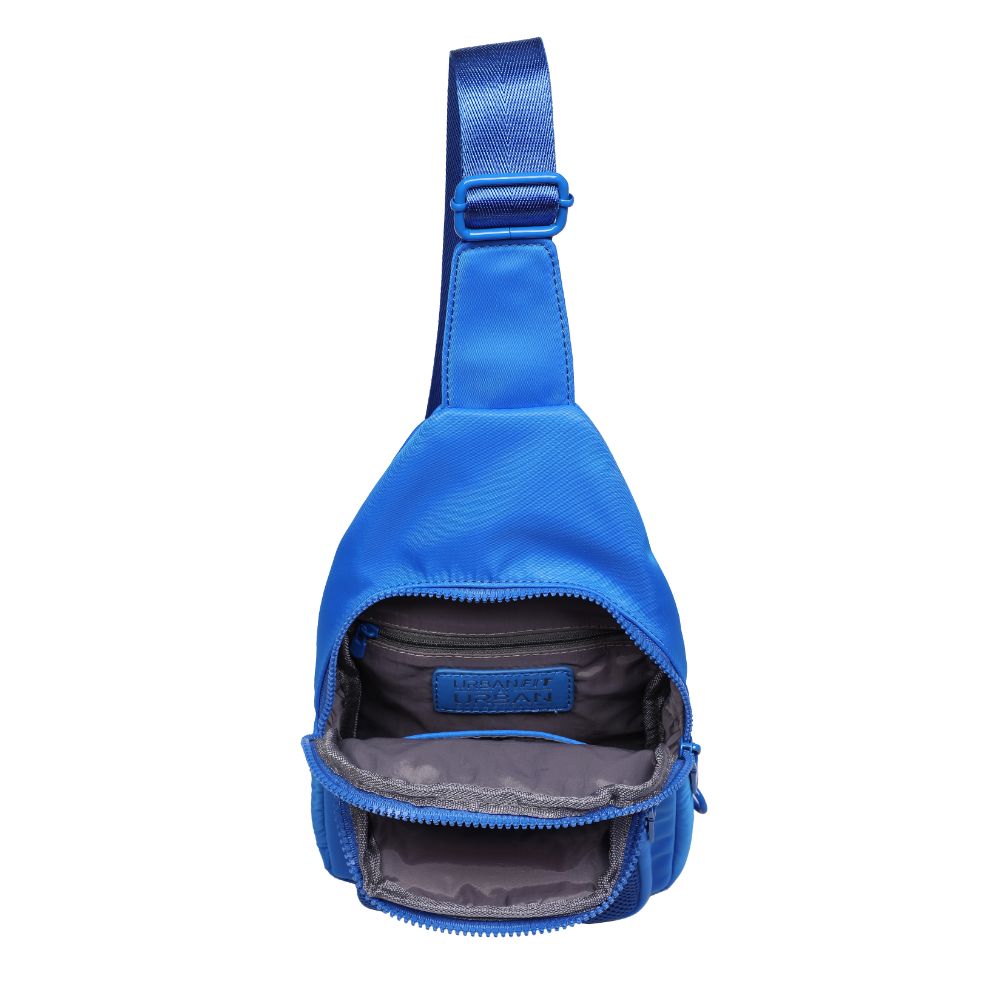 Urban Expressions Walker - Nylon Sling Backpack 840611110954 View 8 | Blue