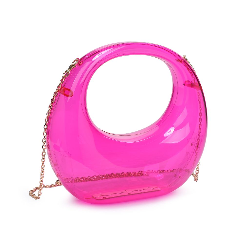 Sol and Selene Bess Evening Bag 840611116963 View 6 | Neon Pink