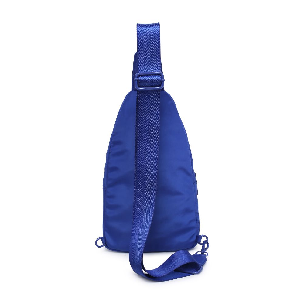 Urban Expressions Walker - Nylon Sling Backpack 840611114402 View 7 | Royal Blue