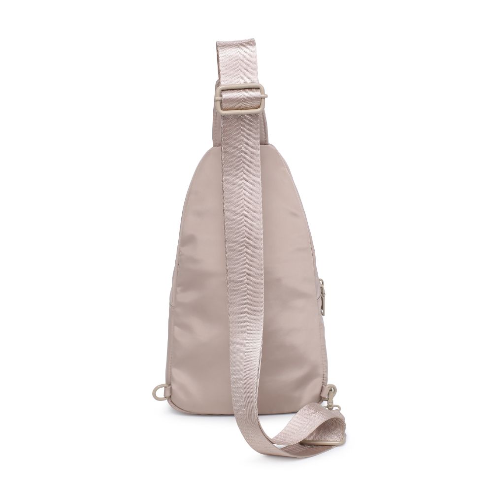 Urban Expressions Walker - Nylon Sling Backpack 840611114396 View 7 | Natural