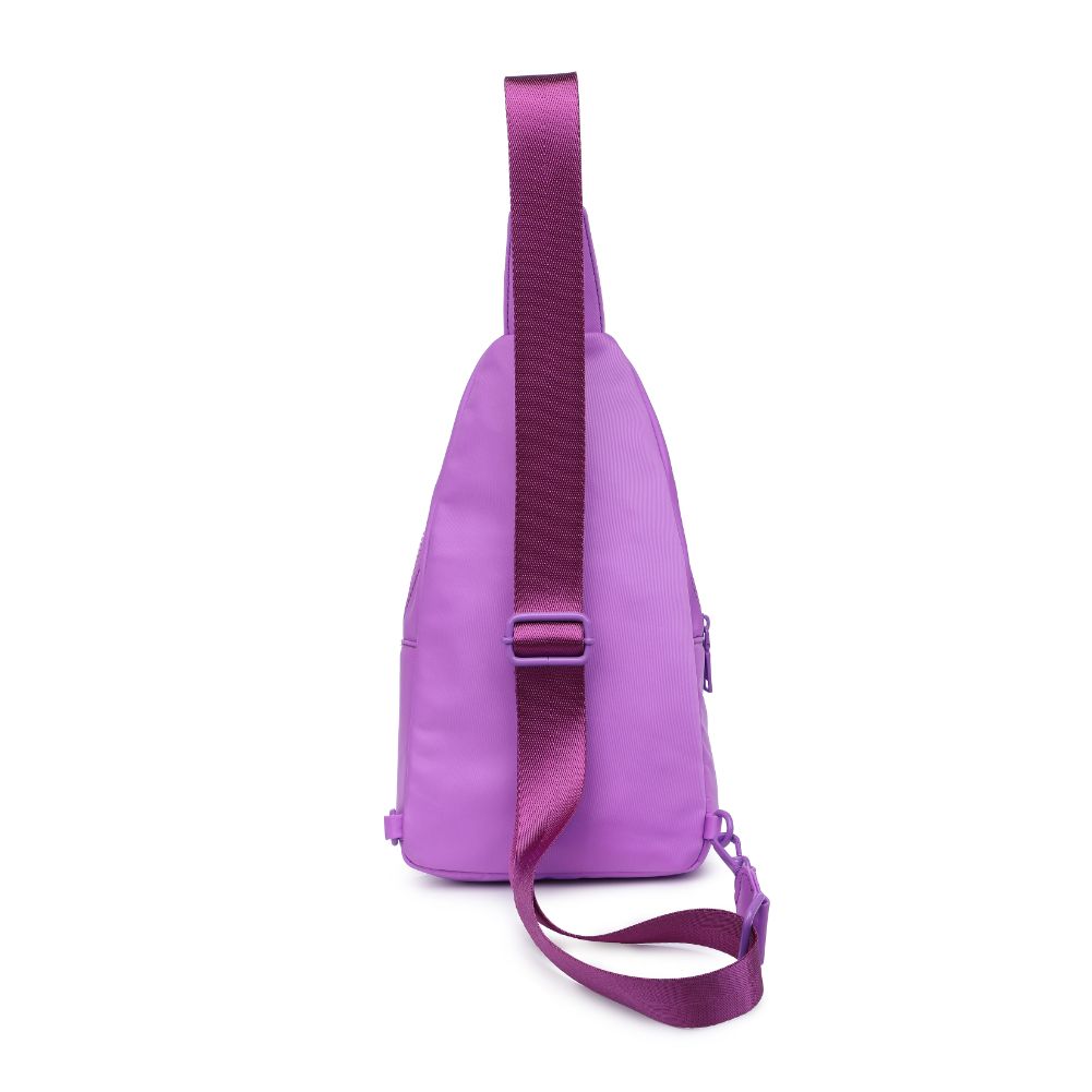 Urban Expressions Walker - Nylon Sling Backpack 840611110961 View 7 | Lilac