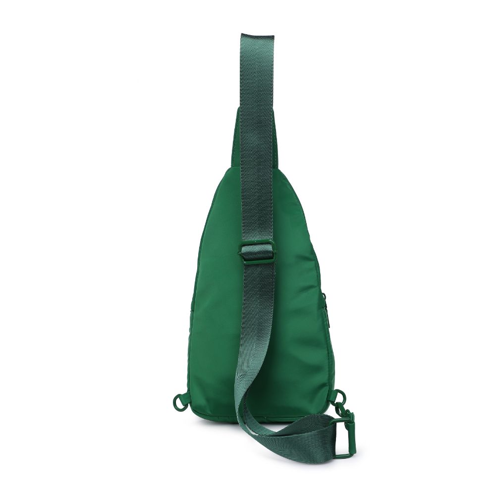 Urban Expressions Walker - Nylon Sling Backpack 840611110657 View 7 | Green